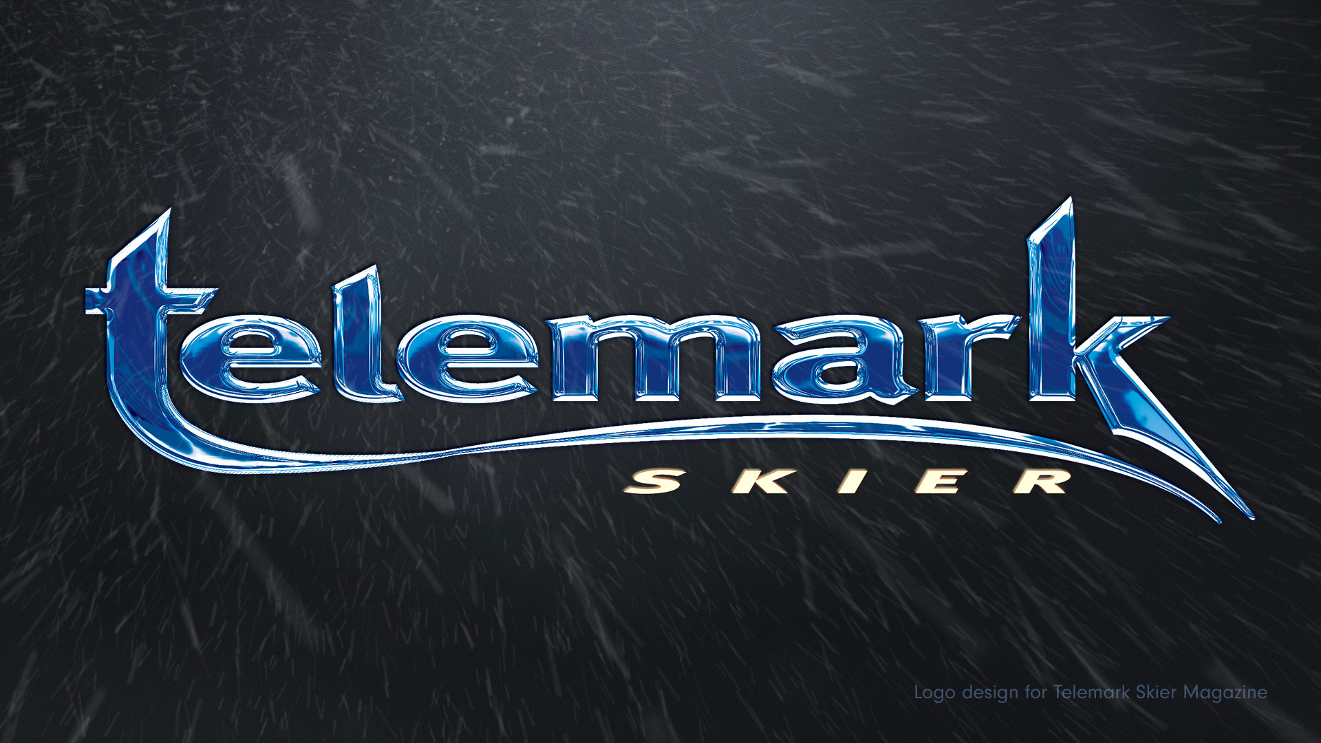 Telemark Skier Magazine Logo Design