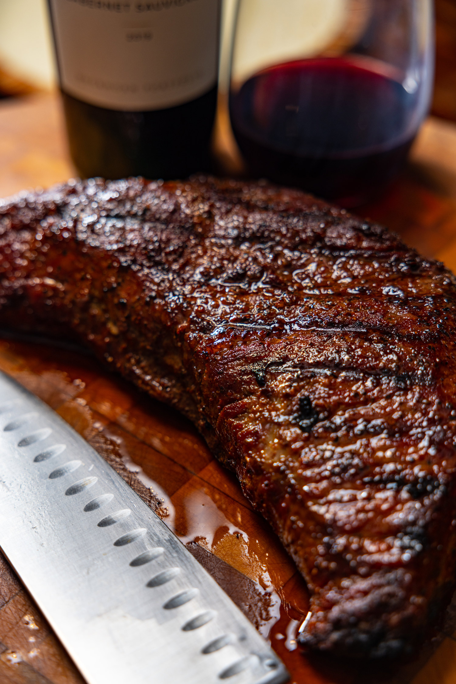 Tri-tip food photography