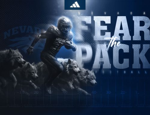 Fear The Pack – Nevada University Football Poster Design